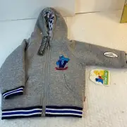 VTG Sesame Street by Kmart Inc. Cookie Monster Hoodie Kids Size 2T NWT!! 1