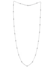 Diana M. Fine Jewelry 14K 1.50 ct. tw. Diamond By The Yard 34in Necklace