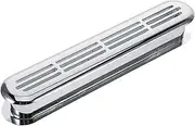 TOPPERFUN Rv Exhaust Vent Grille Stylish Electroplated Air Vent for Cabinet Heat Dissipation Easy Installation for Motorhome Trailer Camper Versatile Ventilation for Fresh Air Circulation