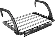 Dilightnews Balcony Clothes Dryer, Tumble Dryer, Stainless Steel, Tumble Dryer Radiator, Wall Clothes Airer Made of Steel, Pour sécher Les vêtements Mouillés, Les vêtements, Les Chaussettes