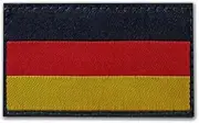 Germany Flag Patch with Velcro 5.2 x 3.1 cm