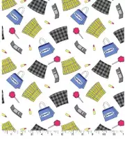 Clueless Tartan Skirt Cotton Fabric (2yrds 13inches)-Free Shipping