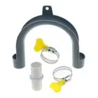 Breakage resistant Washing Machine Drain Hose Extension Kit with Fittings