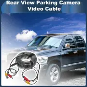 Car Reverse Rear View Parking Camera Video Cable BNC+DC 30M Black