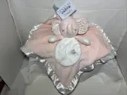 Douglas Baby Girl Lovey Security Blanket Pink Plush Elephant Satin Edge NEW