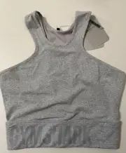 Athletic Gymshark Serene Crop Top Sports Bra Size Small Gorpcore Exercise Shirt