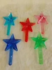 5pk SMALL CLASSIC STAR TOPPERS FOR CERAMIC CHRISTMAS TREES