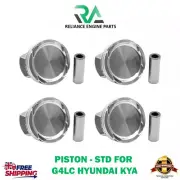 HYUNDAI ELITE I20 I30 FLUIDIC VERNA SOLARIS ELANTRA 1.4PETROL G4LC PISTON X4 SET