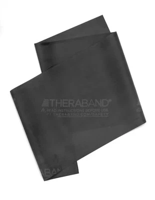 THERABAND Professional Latex Resistance Bands, Individual 6 Ft Elastic Band as