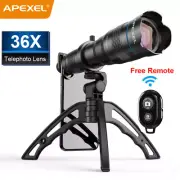APEXEL 36x Optical Zoom HD Telescope Monocular Camera Telephoto Lens For iPhone