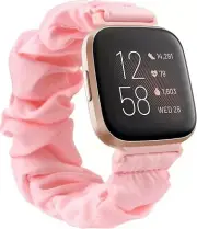 Adjustable Elastic Scrunchie for Fitbit Versa 2 Bands, Fitbit