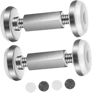 Generic 2pcs Adjustable Headboard Stoppers Metal Bed Frame Stabilizer for Wall Protection Shake Tool for Various Bed Types Easy to Install
