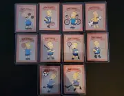 Bart Simpson Knows Sports 10 CARD SET - Fun SPOOF of Bo Jackson RARE!