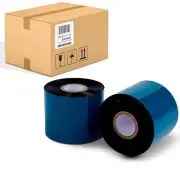 2.38" X 1476' Thermal Transfer Ribbons Zebra 1" Core 24 Rolls Wax