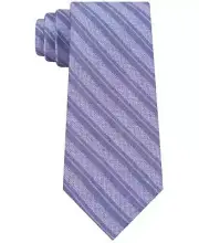 Calvin Klein Men’s Linen Stripe Slim Ties