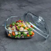 High Borosilicate Glass Bowl Heat-Resistant Food Storage Containers