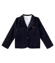 [Bonpoint] Bonpoint Tomas cotton corduroy blazer Y 10 blue