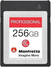 Manfrotto 256GB Professional Memory Card, PCIe 3.0, CFexpress Type B, for pro DSLRs and Advanced CSC Cameras