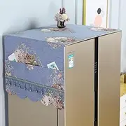 Namzi 1 piece refrigerator dust cover, waterproof and oil proof refrigerator cover cloth, single and double door refrigerator cover cloth, dust cover 140 * 60cm (style 5)
