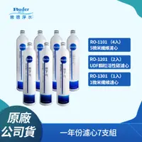 在飛比找PChome24h購物優惠-【Buder 普德】RO-1603、DC-1604一年份濾心