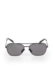 Black Steel Pillow Frame Sunglasses