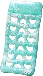 Swimming Pool Float, Inflatable Tanning Float, Swimming Pool Raft, Built-In Headrest Design, Sturdy and Dependable, 180x90cm for Beach, Backyard, Travel Adventures, Summer