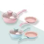 16cm Baby Cooking Pot with Steamer Supplementary Food Pot Induction Cooker Gas
