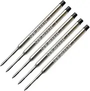 Pen Savings Combo Pack, Genuine Sheaffer Ballpoint Pen Refills, 5 Pack, K Style, 99335, Medium Point (Black)