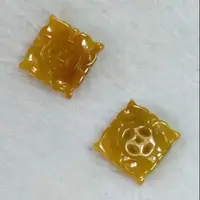 在飛比找蝦皮商城精選優惠-💛幸福蜜糖💛天然緬甸玉A貨翡翠-蜜糖黃 耳墬 一對【92ja