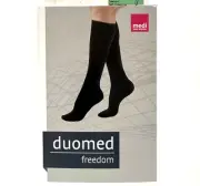 Medi Duomed Freedom Compression Sock Calf High Closed Toe Blue 20-30mmhg SMALL