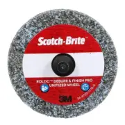 Scotch Brite Roloc Deburr & Finish PRO Unitized whl, DP-UR, 8C Coarse+, TR
