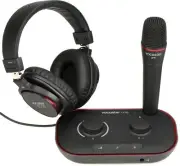 Focusrite Vocaster One Studio USB-C Podcasting Audio Interface Bundle