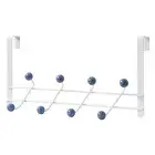 Hanging Rack Sturdy Multifunctional 8 Hooks Over Door Coat Rack Multicolor