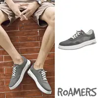 在飛比找momo購物網優惠-【ROAMERS】網布休閒鞋/時尚透氣飛織網布拼接個性休閒鞋