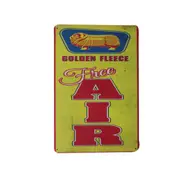 3x Metal Tin Sign Golden Fleece Free Air Shed & Bar 200x300mm Man Cave