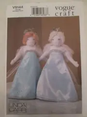 Vogue 9144 Linda Carr 14" Doll & Clothes Pattern Princess Dress Snow Ice Queen