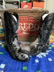 Laredo Snake Print Cowboy Boot-68067. Size 7.5