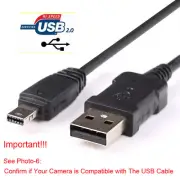 USB Cable for Casio Exilim Camera EX-F1 EX-FC100 EX-FC150 EX-FC160S EX-FC200S