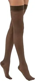 JOBST UltraSheer Diamond Pattern 15-20 mmHg Thigh High Compression Stockings, Closed Toe