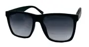 Kenneth Cole Reaction Mens Square Matte Black Plastic Sunglass KC1417 2B