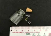Mini Potion Glass Bottle With Cork Stopper for Jewelry Crafts 5pcs #130 1.5 Tube
