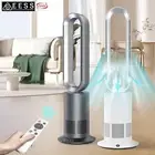 ANGELO Cool&Hot Air Flow 2in1 Bladeless Fan Timer 10 Wind Speeds Remote Control