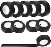 NAMOARLY 10Rolls Flame Retardant Electrical Tape High Temperature Insulation Tape for Electrical Applications Moisture Resistant Cold Resistant Tape for Safe Wiring
