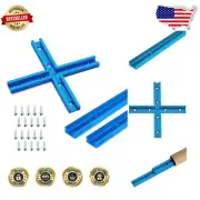 24-Inch Double-Cut Profile Universal T-Track with Intersection Kit & Screws