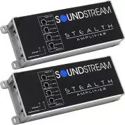 2 ST4.1200D Stealth 4Channel Class D Motorcycle Car Audio Amplifier