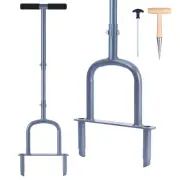 Manual Lawn Coring Aerator Tool, Plug Coring for Compacted Soils, Grass Aerat...