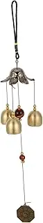 Levemolo Elegant Feng Shui Wind Chime Metal Hanging Bell for Garden Balcony Porch Wind Bell Pendant Decor