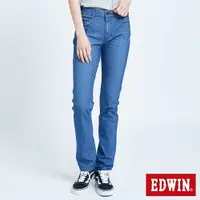 在飛比找樂天市場購物網優惠-EDWIN JERSEYS 迦績 EJ7 透氣錐形牛仔褲-女