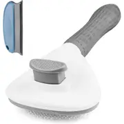 Aumuca Self-Cleaning Cat Brush for Long or Short Hair - Effective Grooming and Shedding Tool