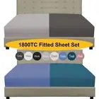 Elastic Fitted Sheet Set Double Queen King Mattress cover-NO FLAT SHEET All Size